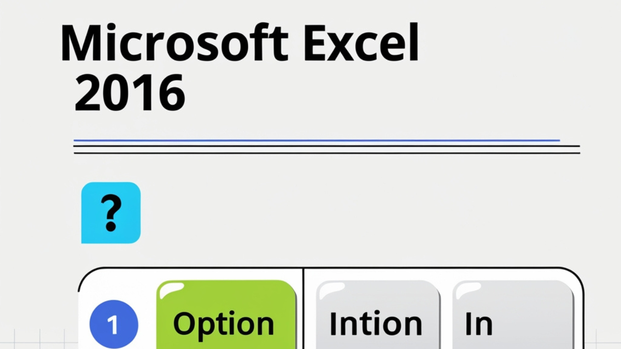 excel mcq